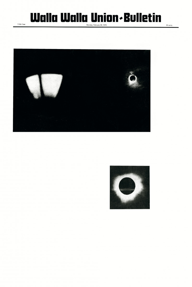 Arc of Total Eclipse, February 26, 1979 (Detail)