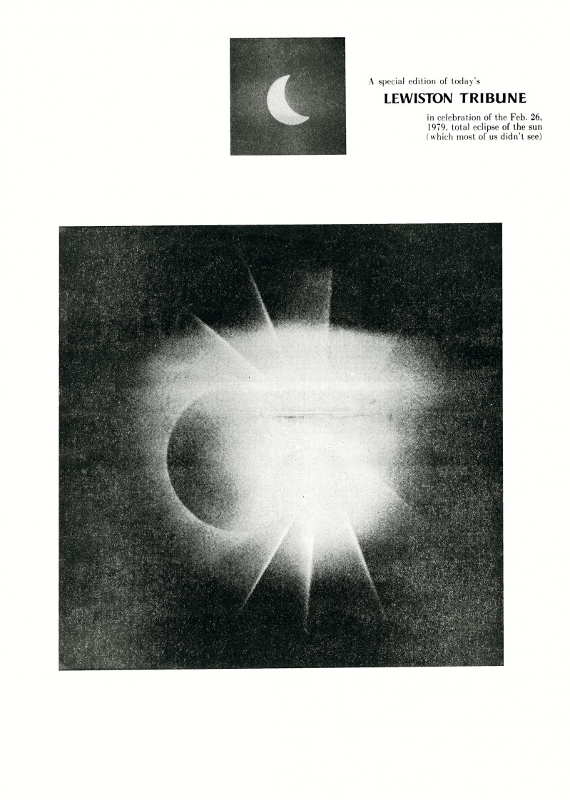 Arc of Total Eclipse, February 26, 1979 (Detail)