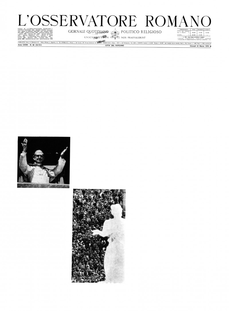 Osservatore Romano, March 17 - May 10, 1978 (Detail)