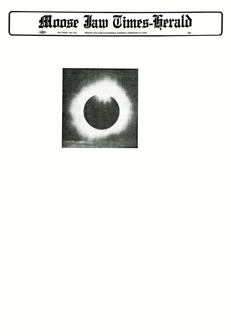 Arc of Total Eclipse, February 26, 1979 (Detail)