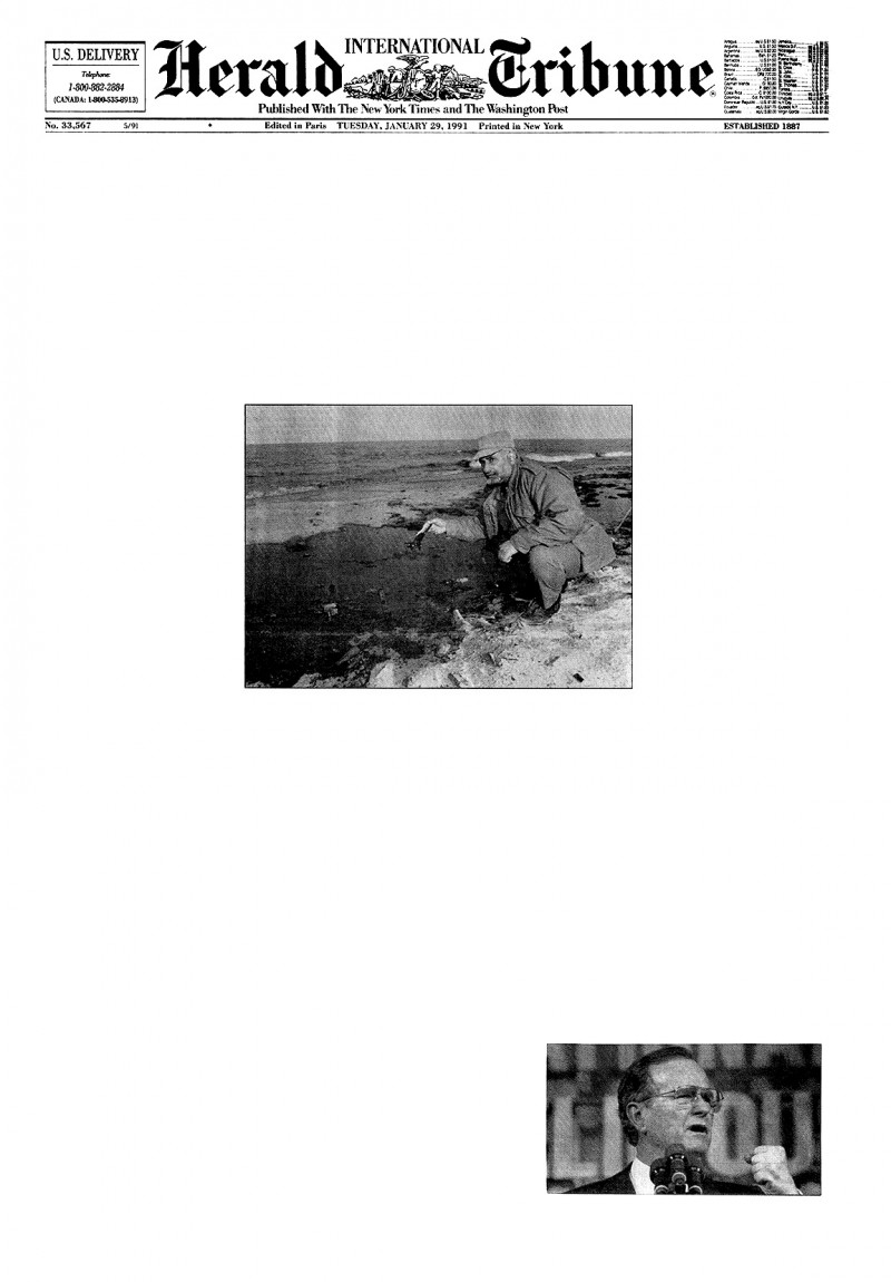 Herald Tribune, January 18-February 28, 1991 (Detail)
