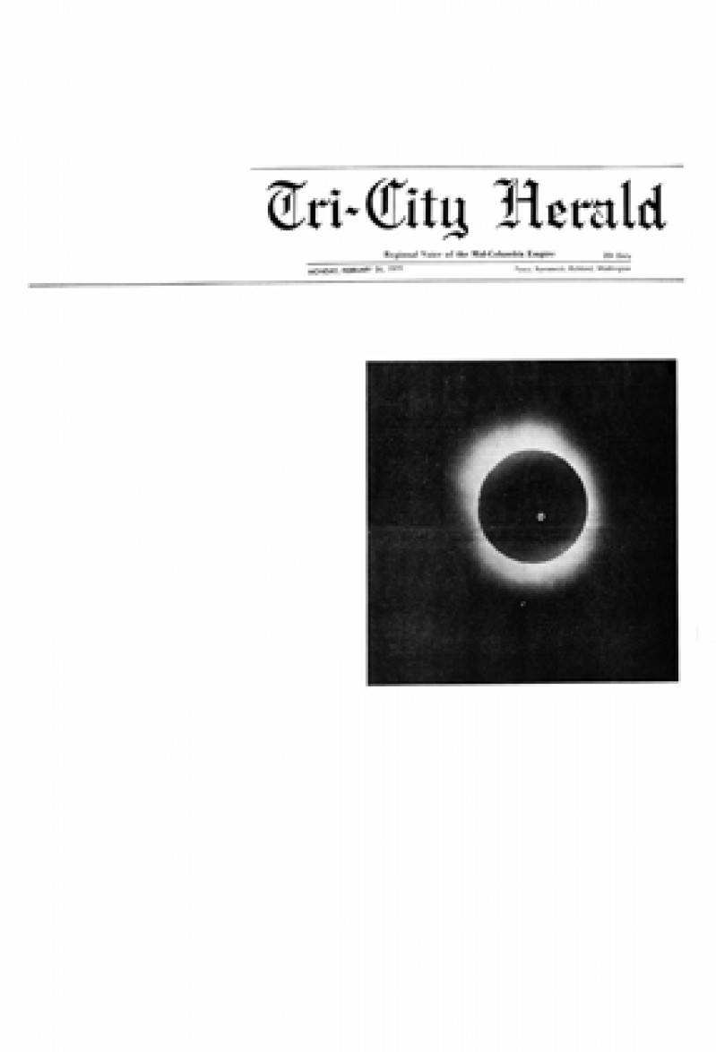 Arc of Total Eclipse, February 26, 1979 (Detail)