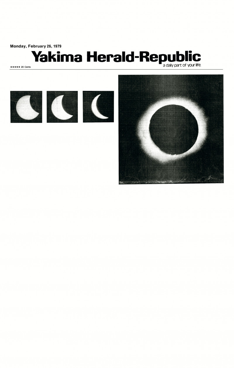 Arc of Total Eclipse, February 26, 1979 (Detail)